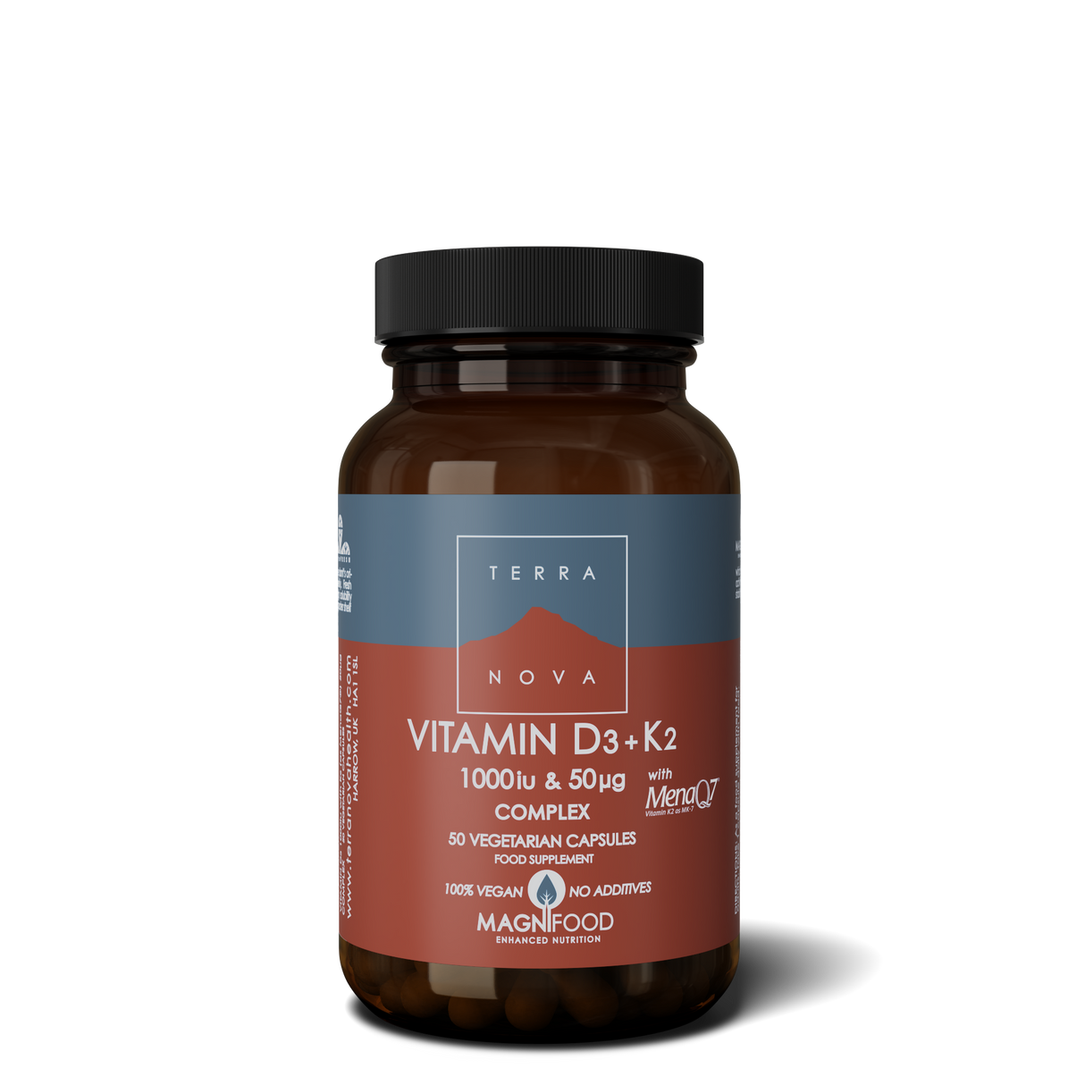 Terranova Vitamin D3 1000Iu With Vitamin K2 50Ug Complex