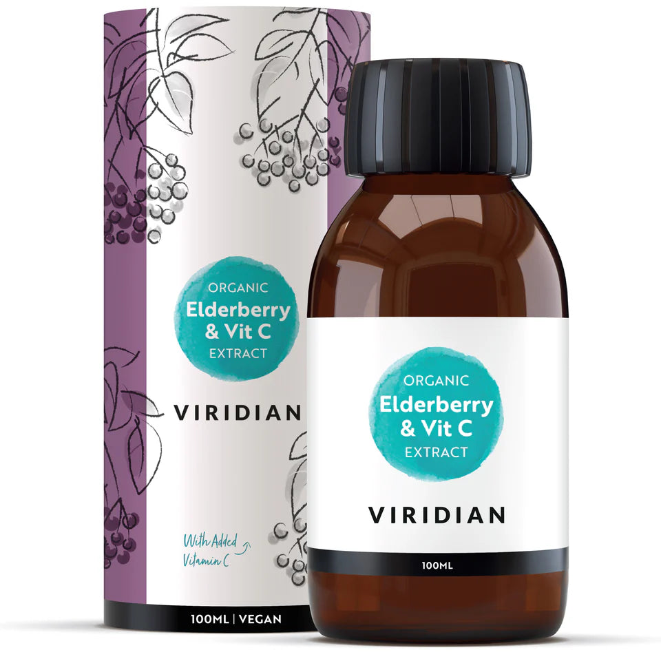 Viridian Org Elderberry & Vit C 100ml