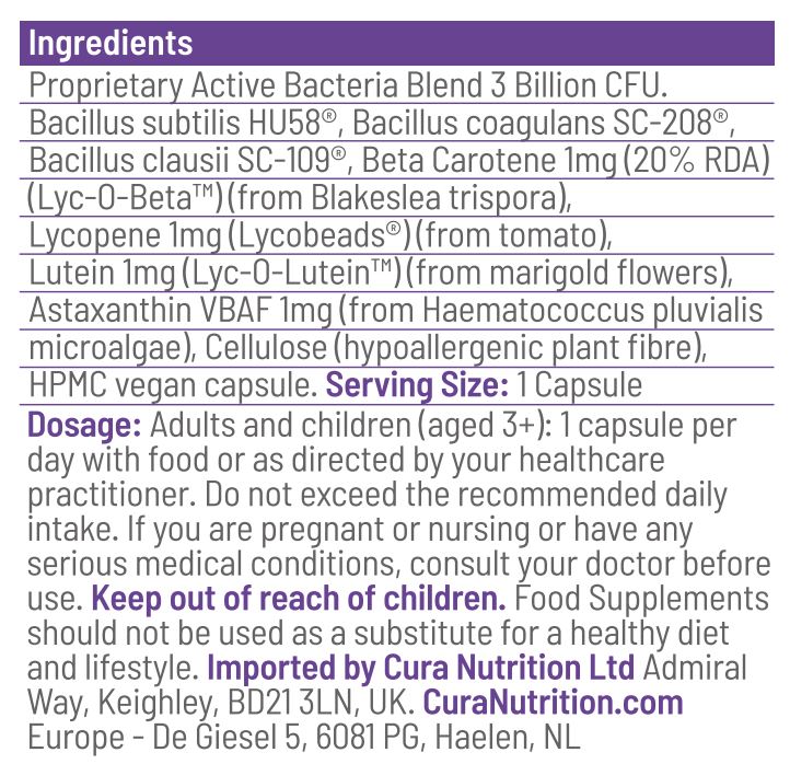 Cura Sporebiotics 30 Caps