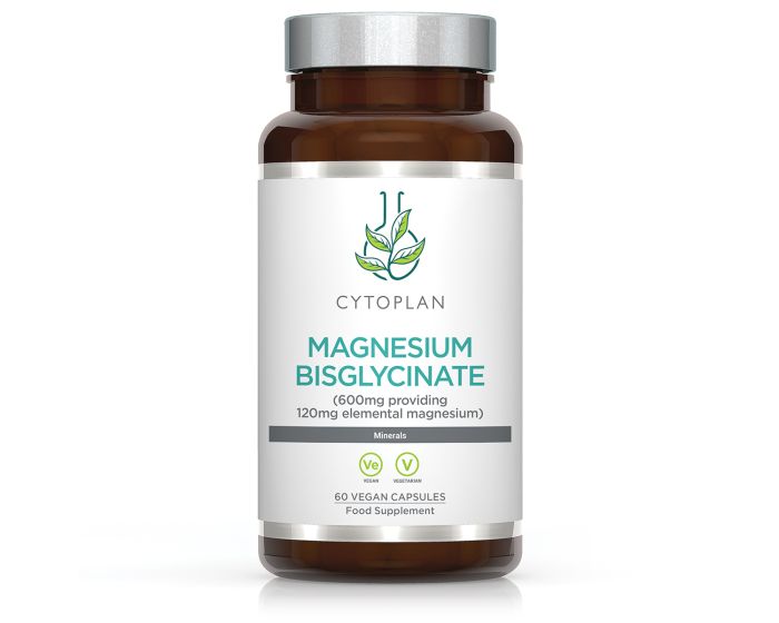 Cytoplan Magnesium Bisglycinate 120mg 60vcaps