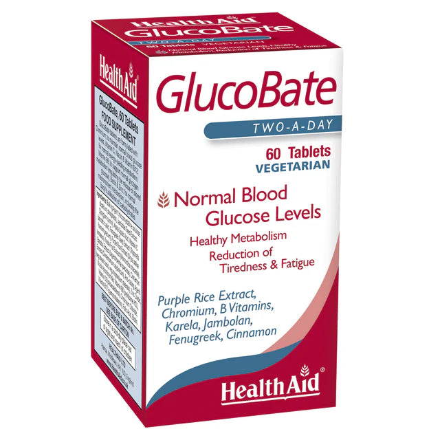 HealthAid GlucoBate - 60 Tablets