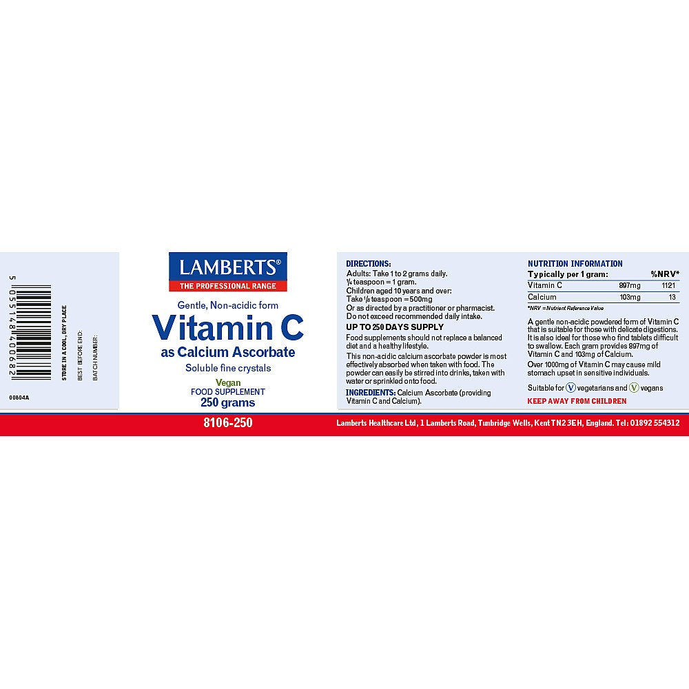 Lamberts Vitamin C Calcium Ascorbate