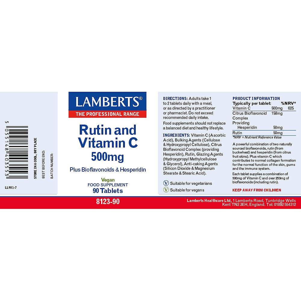 Rutin & Vitamin C 500mg