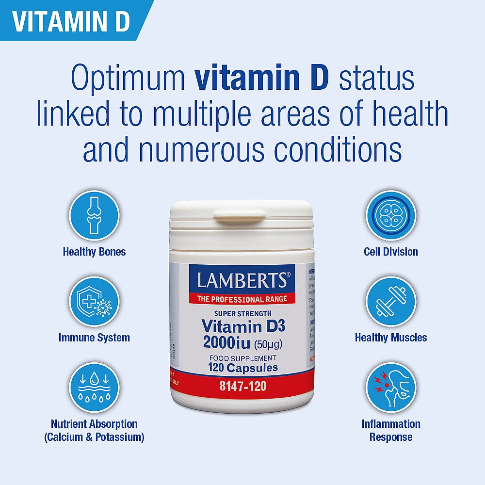 LAMBERTS Vitamin D3 2000 IU