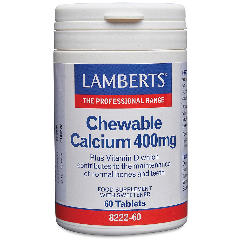 LAMBERTS Chewable Calcium 400mg (Lemon flavor)