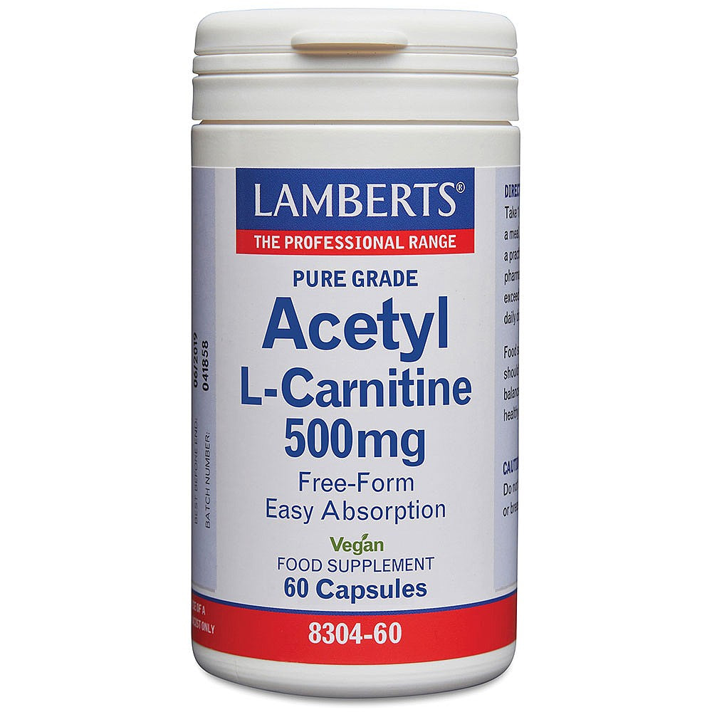 LAMBERTS ACETYL L-CARNITINE 500mg