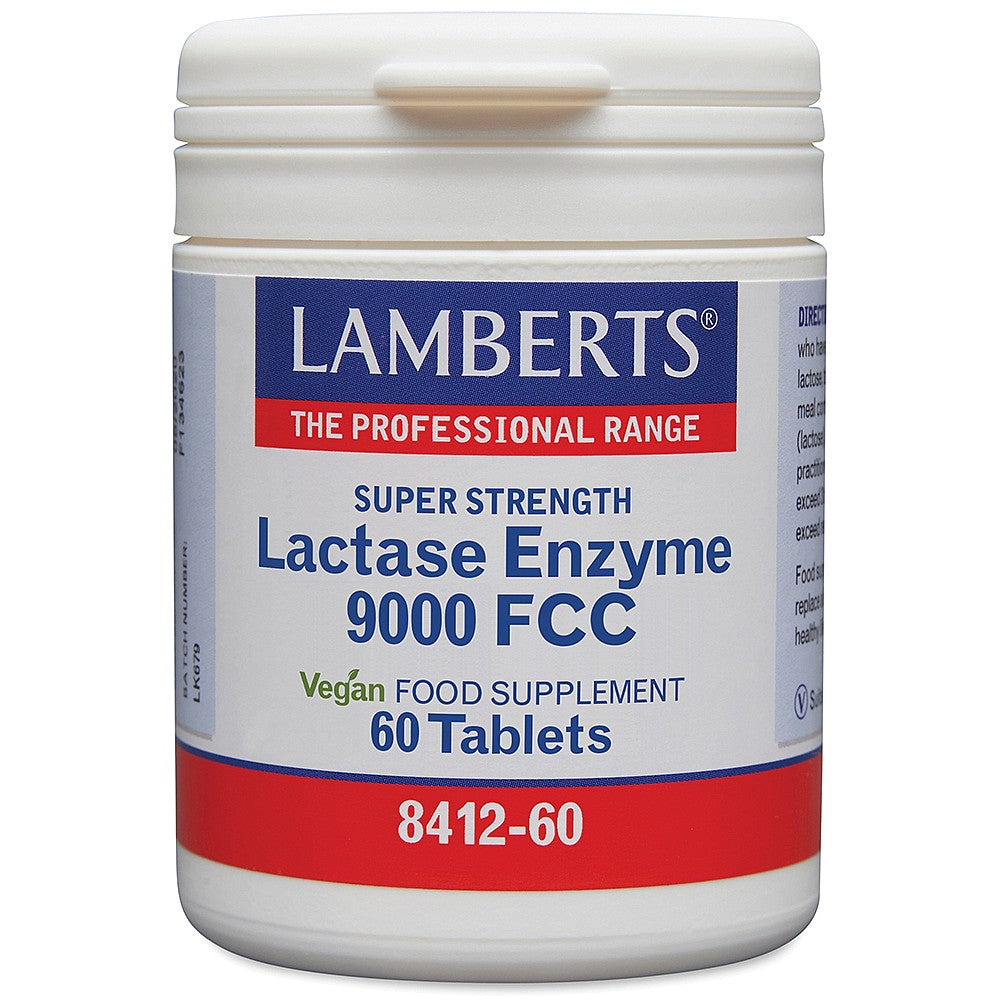 LAMBERTS Lactase Enzyme 9000FCC Super Strength