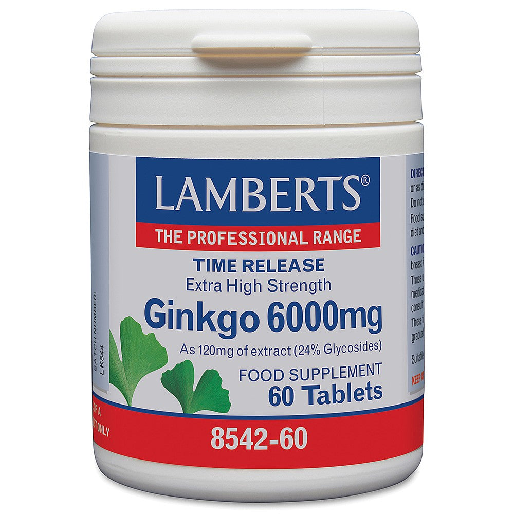 LAMBERTS GINKGO 6000mg EXTRA HIGH STRENGTH