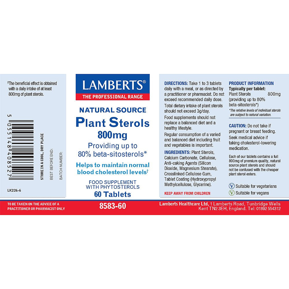 Lamberts Plant Sterols 800mg