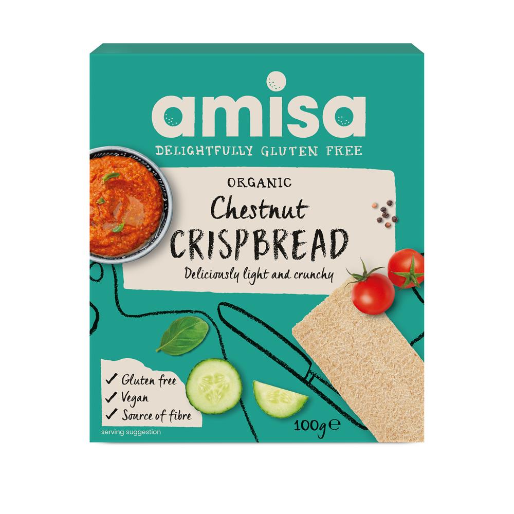 Amisa Crispbread - Chestnut Organic