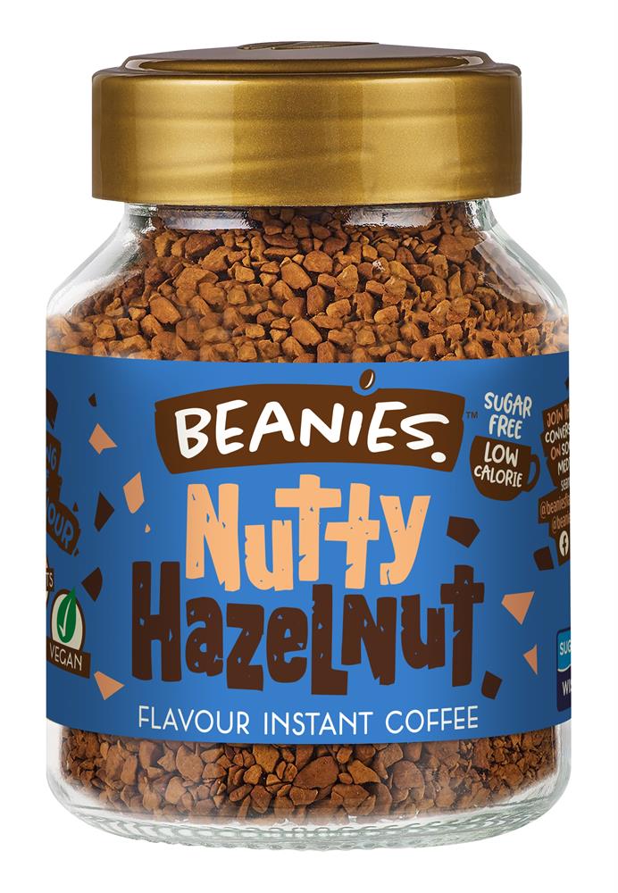 Beanies Coffee Beanies Nutty Hazelnut Flavour Instant Coffee