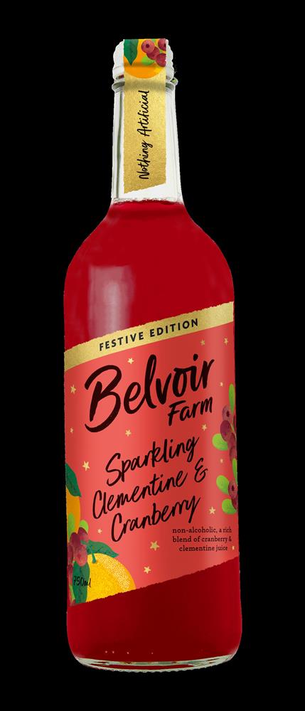Belvoir Sparkling Clementine and Cranberry