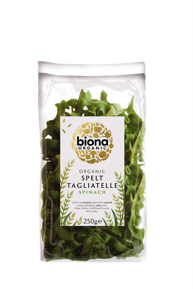 Biona Organic White Spelt Spinach Tagliatelle