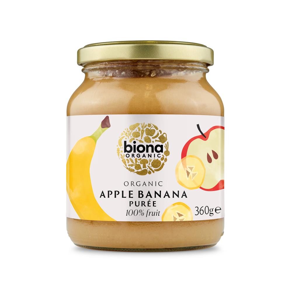Biona Organic Apple & Banana Puree -No added sugar