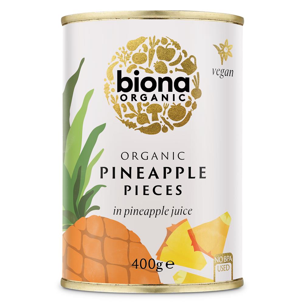 Biona Organic Pineapple Pieces in Pineapple Juice