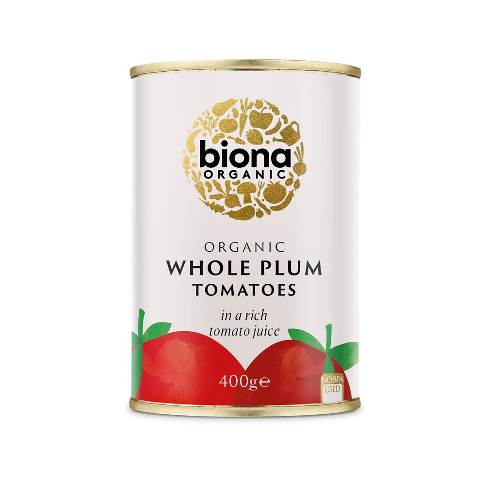 Biona Organic Whole Peeled Tomatoes