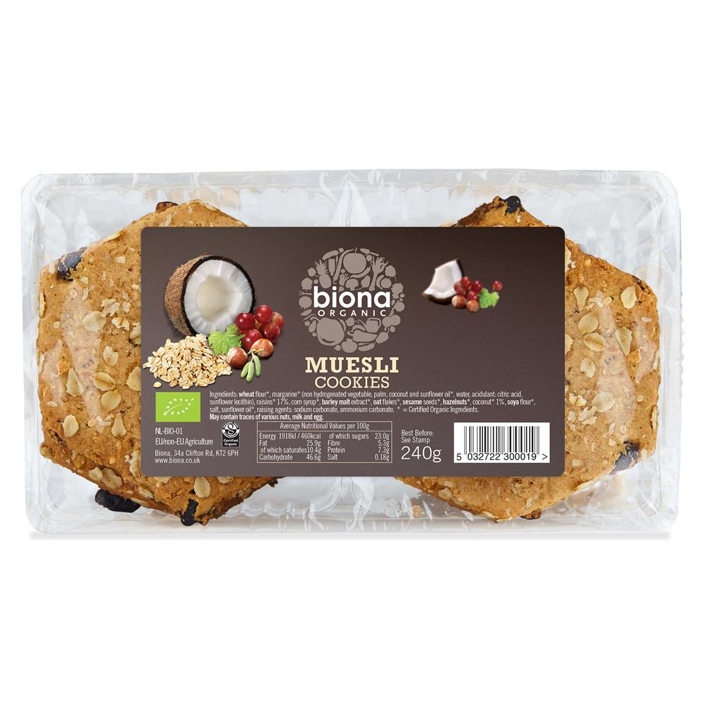 Biona Organic Muesli Cookies