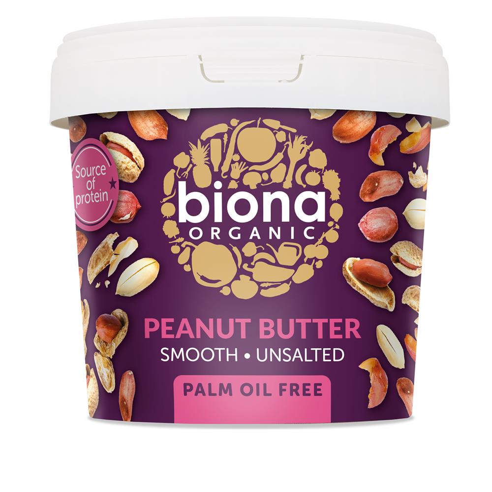 Biona Organic Peanut Butter Smooth Unsalted