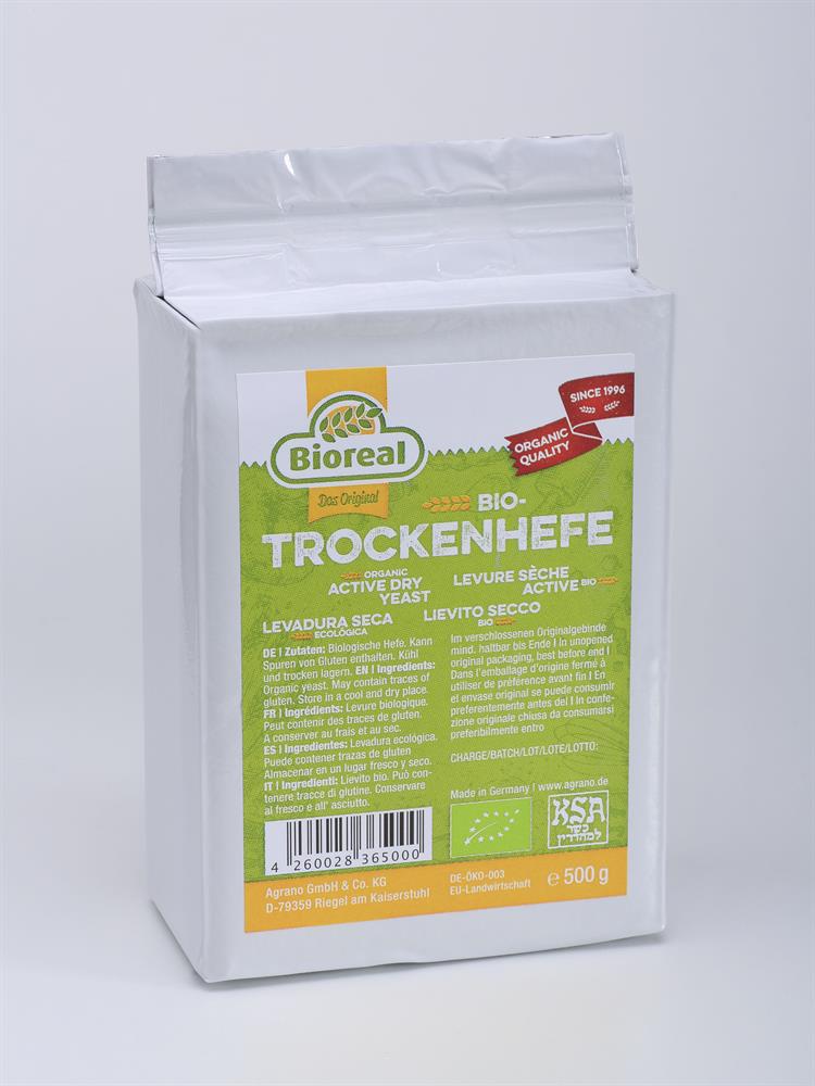 BIOREAL Organic Active Dry Yeast (for large scale consumer)