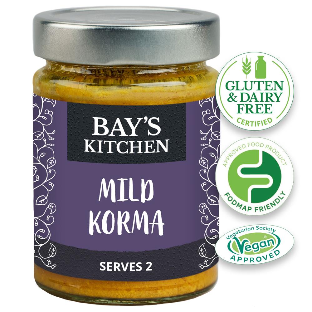 Bays Kitchen Mild Korma Stir-in Sauce Low FODMAP Vegan