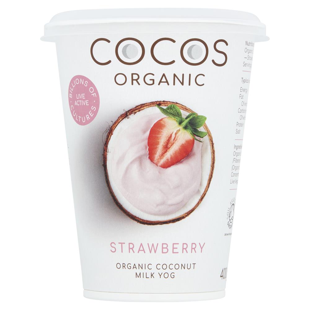 Cocos Organic Strawberry Coconut Milk Yoghurt Alternative