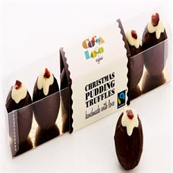 Cocoa Loco Organic F/T Christmas Pudding Truffles 1