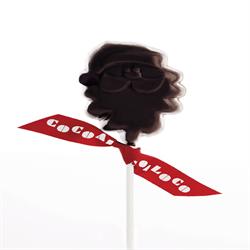Cocoa Loco Org Dark Choc Santa Lolly