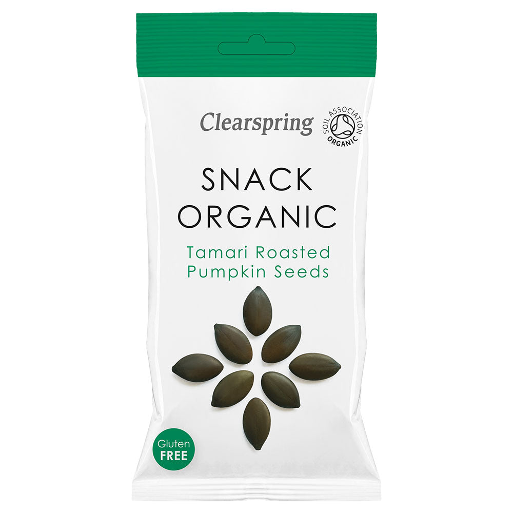 Clearspring Snack Organic Tamari Roasted Pumpkin Seeds