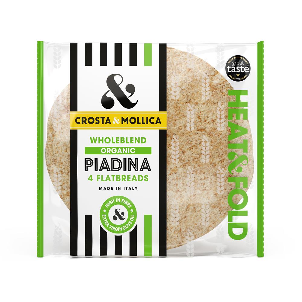 Crosta and Mollica Organic Wholeblend Piadina Flatbread