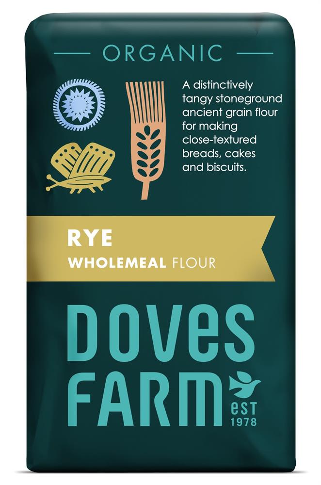 Doves Farm Organic Wholemeal Rye Flour