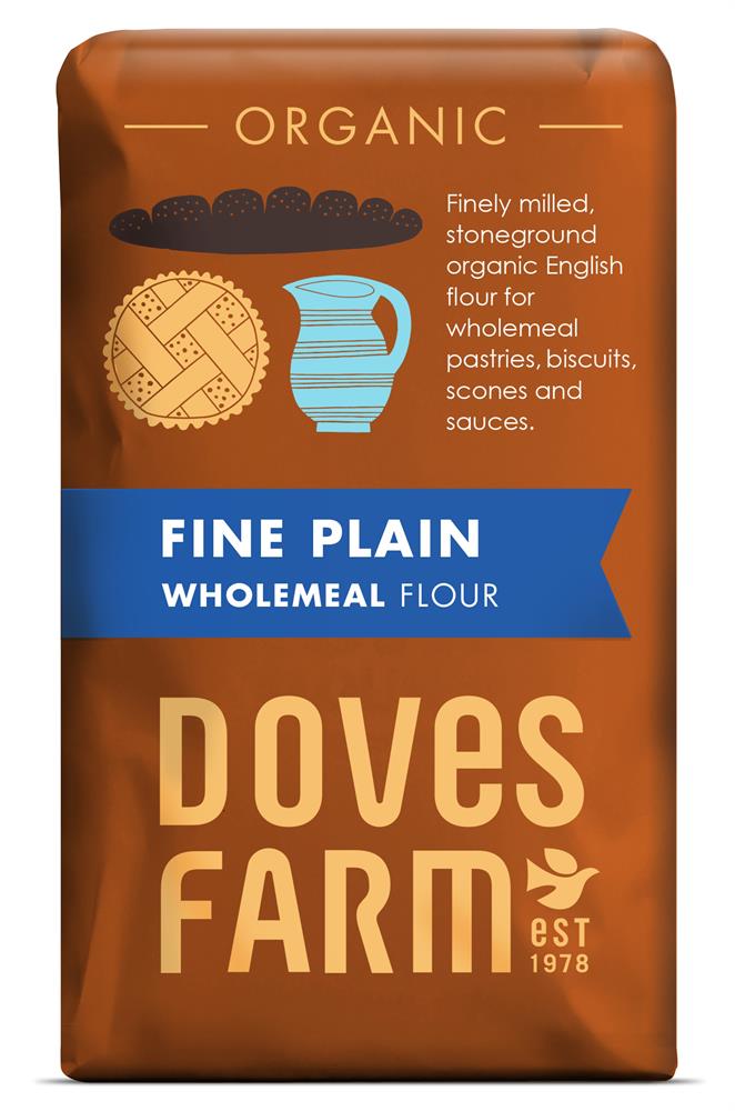 Doves Farm Organic Plain Fine Wholemeal Flour