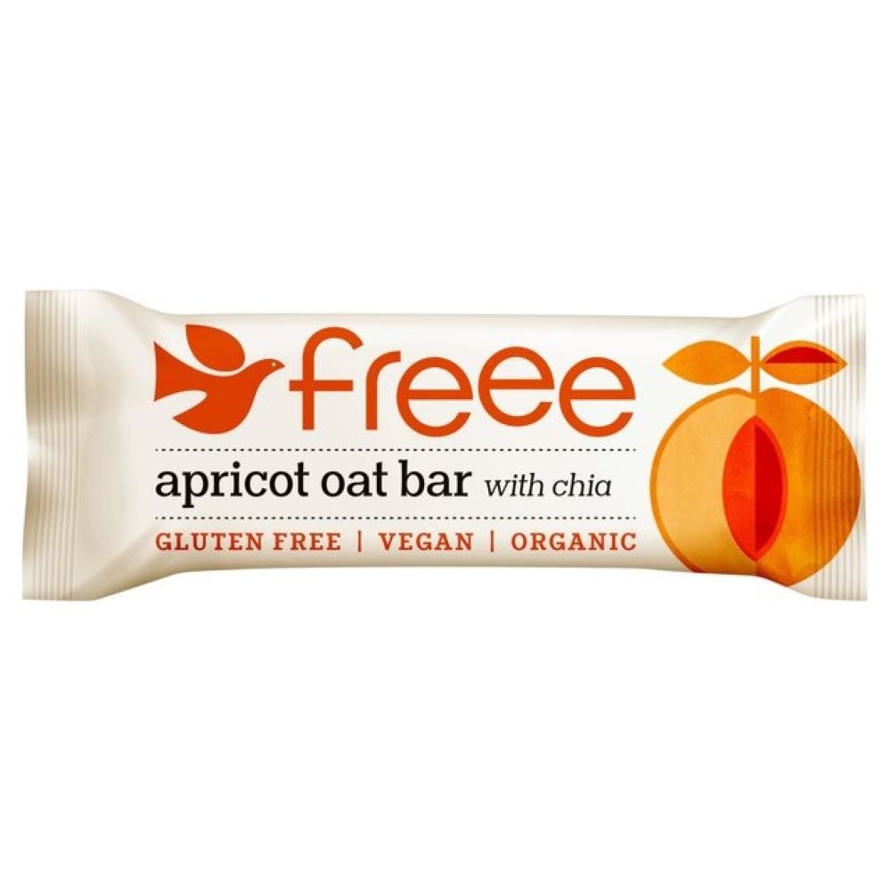 Doves Farm Org GF Apricot & Chia Flapjack 4 x 35g