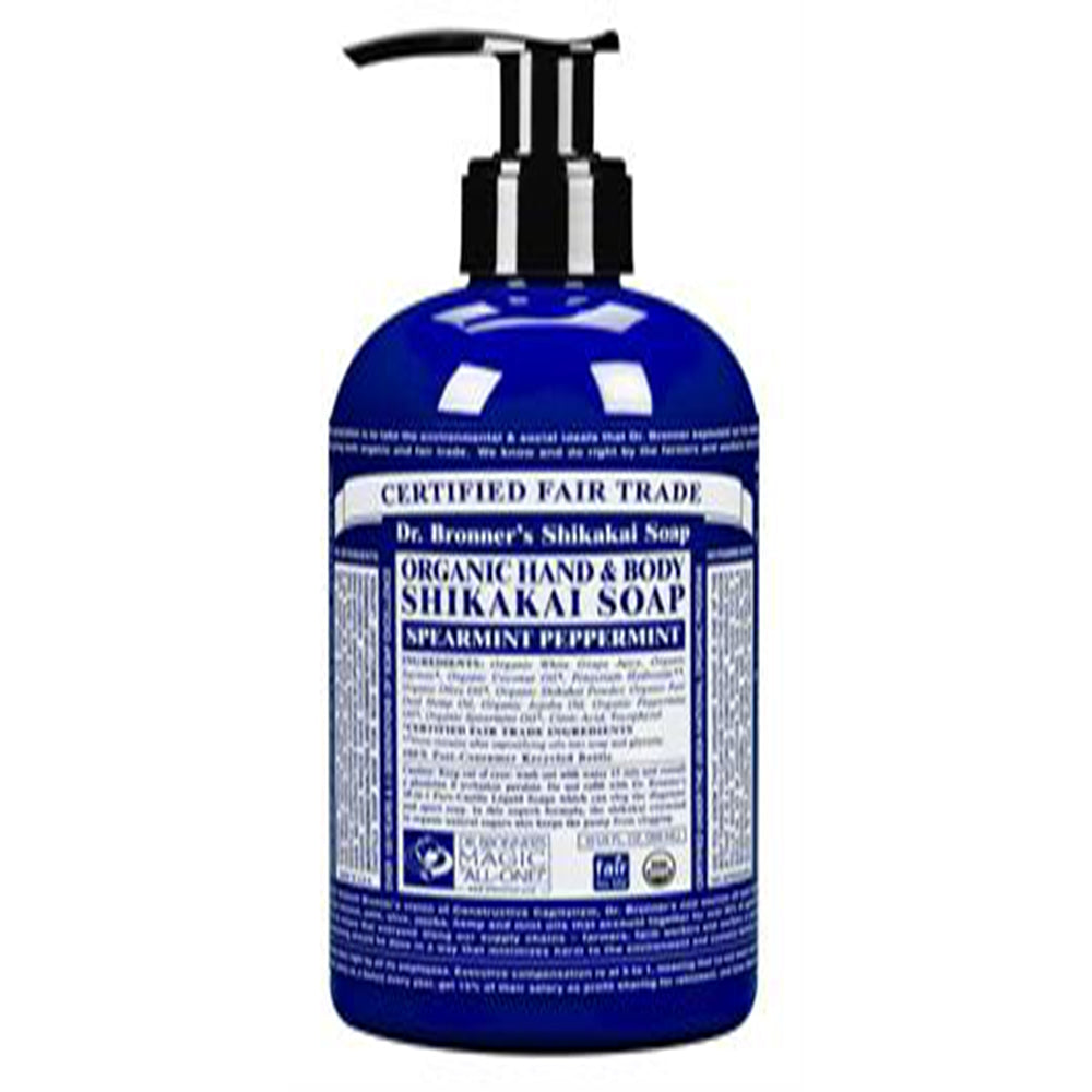 Dr Bronner Org Shikakai Peppermint Hand Soap