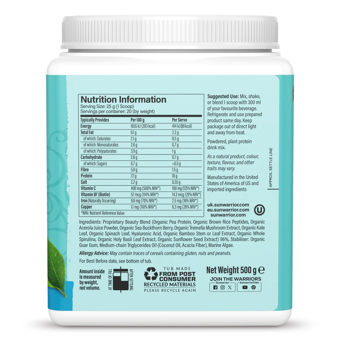 Sunwarrior Collagen Building Protein