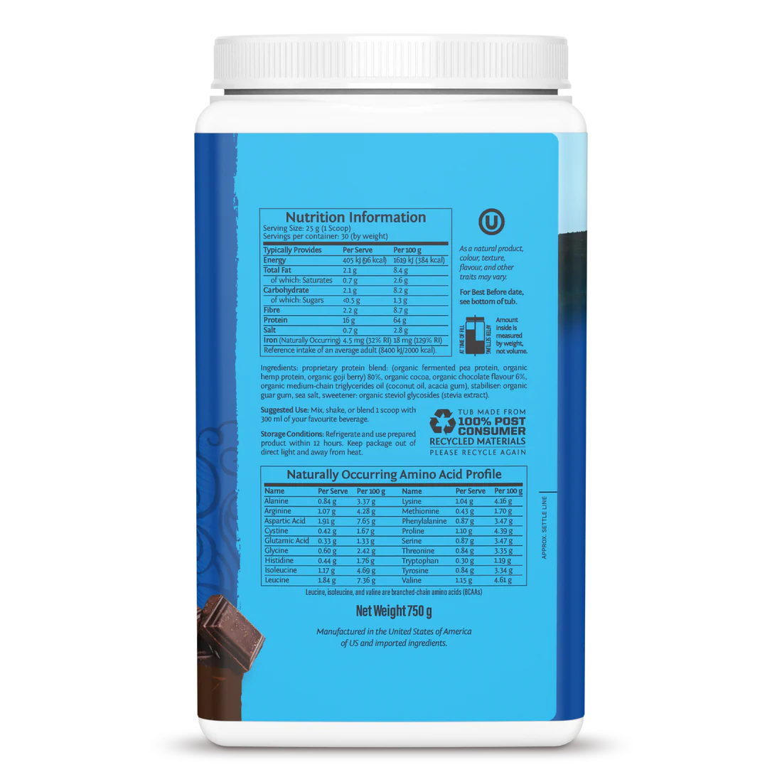 Sunwarrior Warrior Blend Chocolate