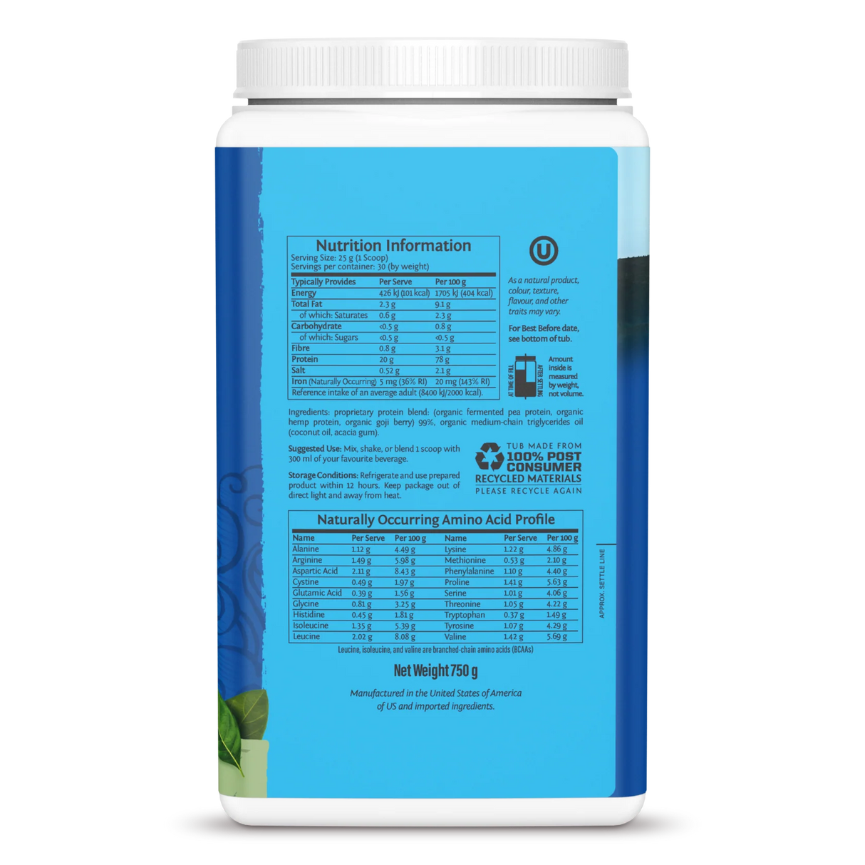 Sunwarrior Warrior Blend Natural