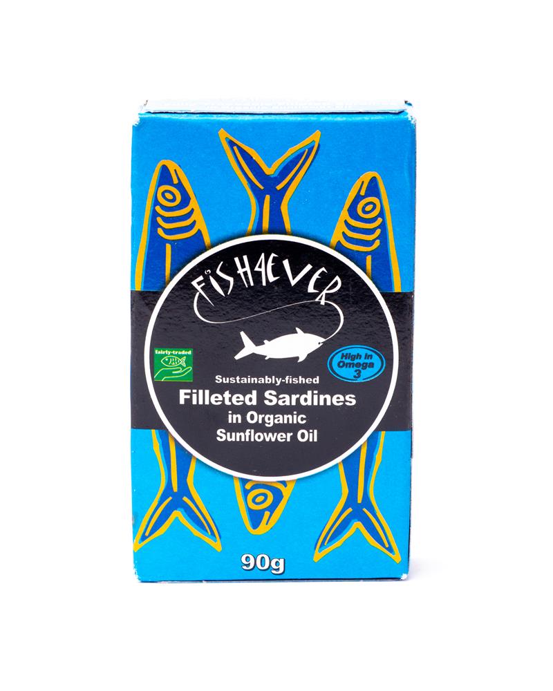 Fish4Ever Filleted Sardines in Organic Sunflower Oil