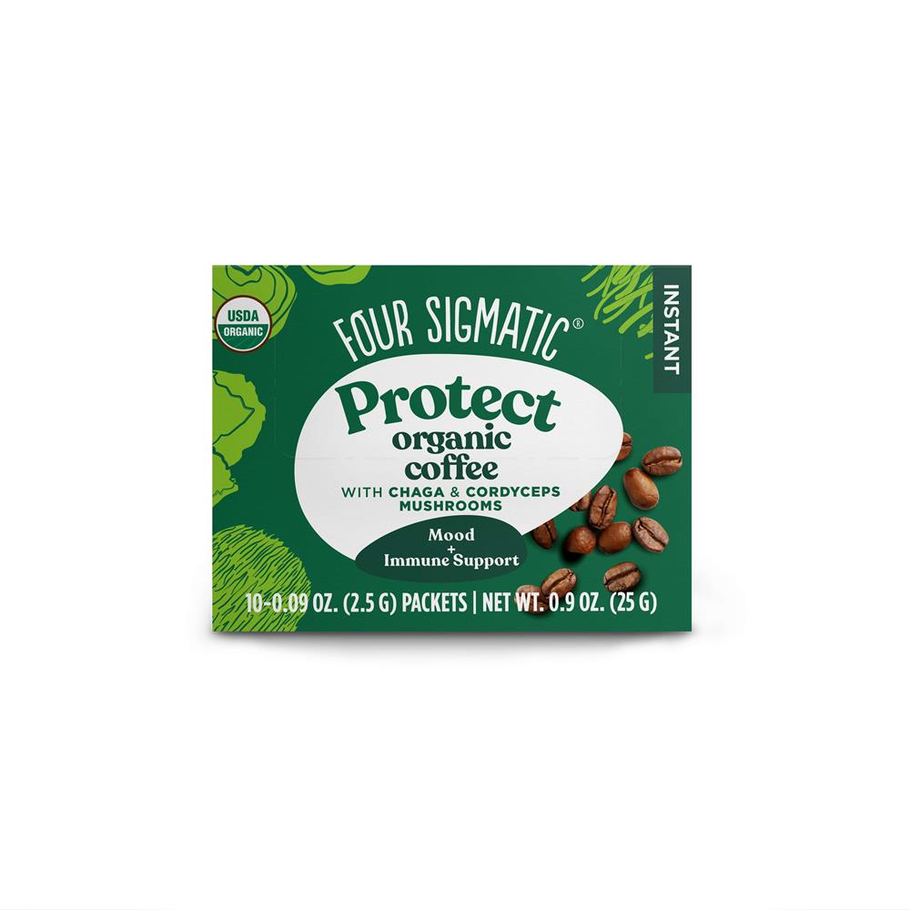 Four Sigmatic Shield Organic Coffee Medium Roast 10 Sachets