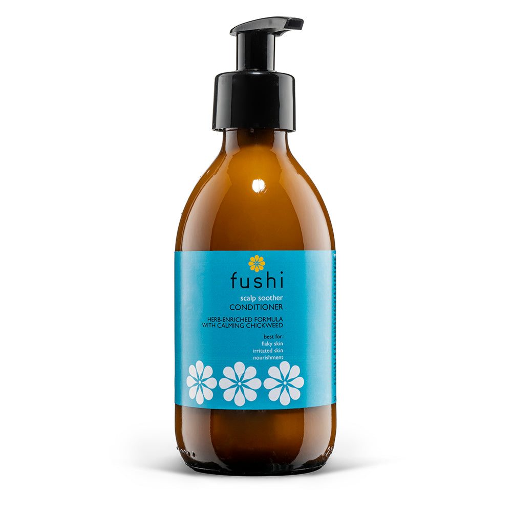 Fushi Wellbeing Scalp Soother Herbal Conditioner 2 Glass Bottle