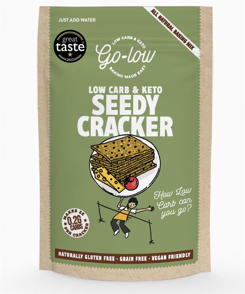 Go-Low Baking Go-low Keto & Low Carb Seedy Cracker Baking Mix 169g