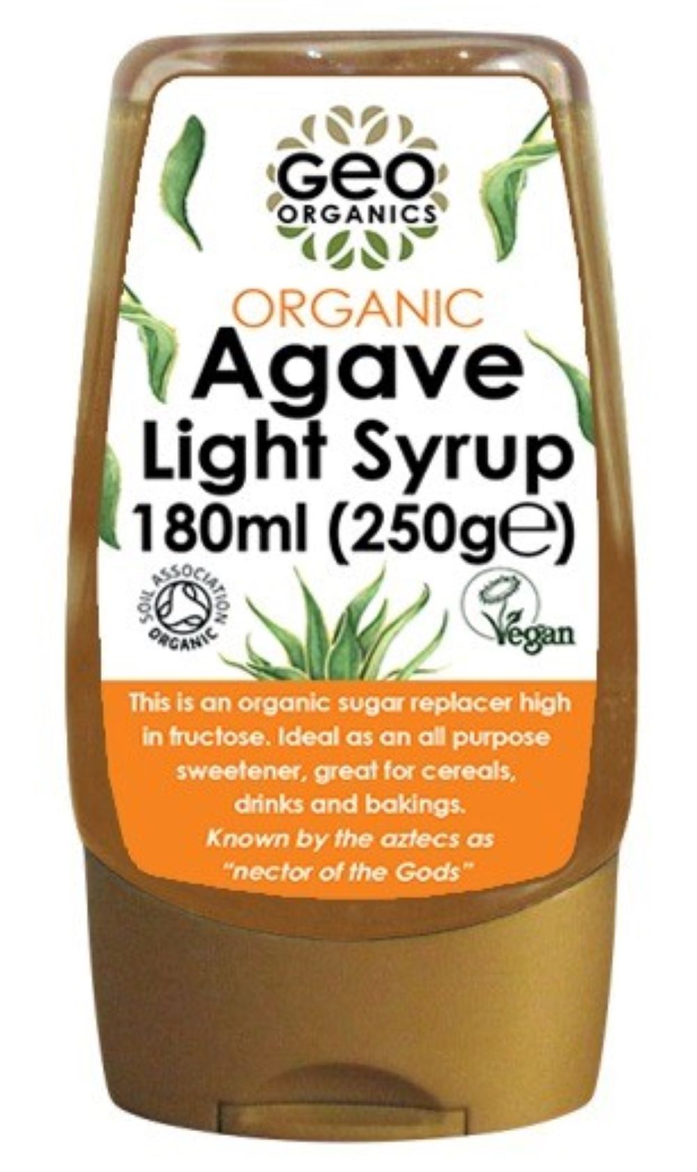 Georganics Syrup - Organic Sweetened Light Agave Syrup g