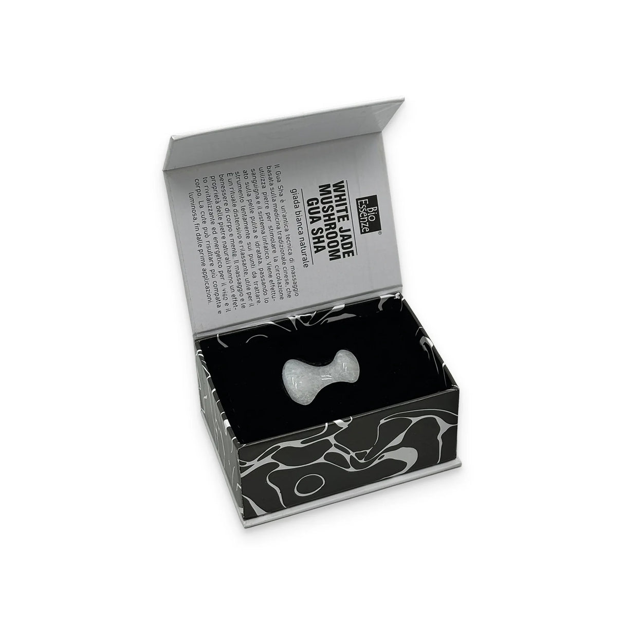 Gua Sha Mushroom - White Jade