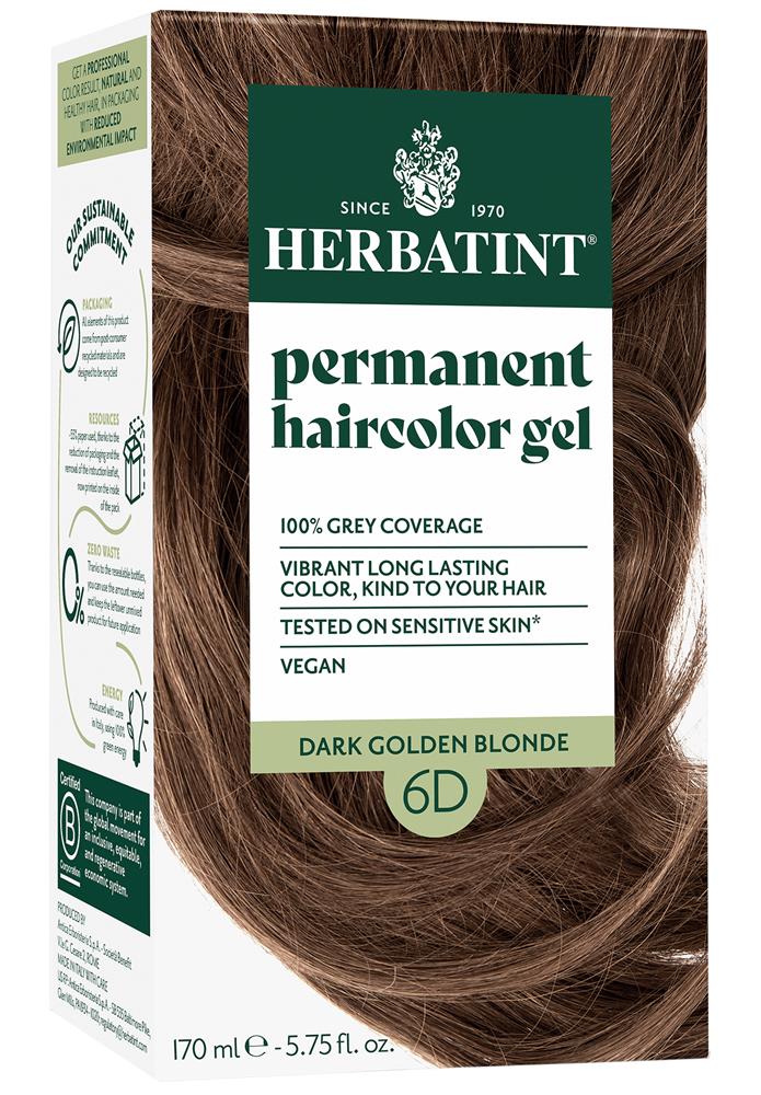 Herbatint Dark Golden Blonde Ammonia Free hair Colour 6D