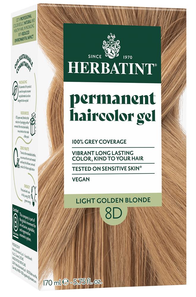 Herbatint Light Golden Blonde Ammonia Free hair Colour 8D