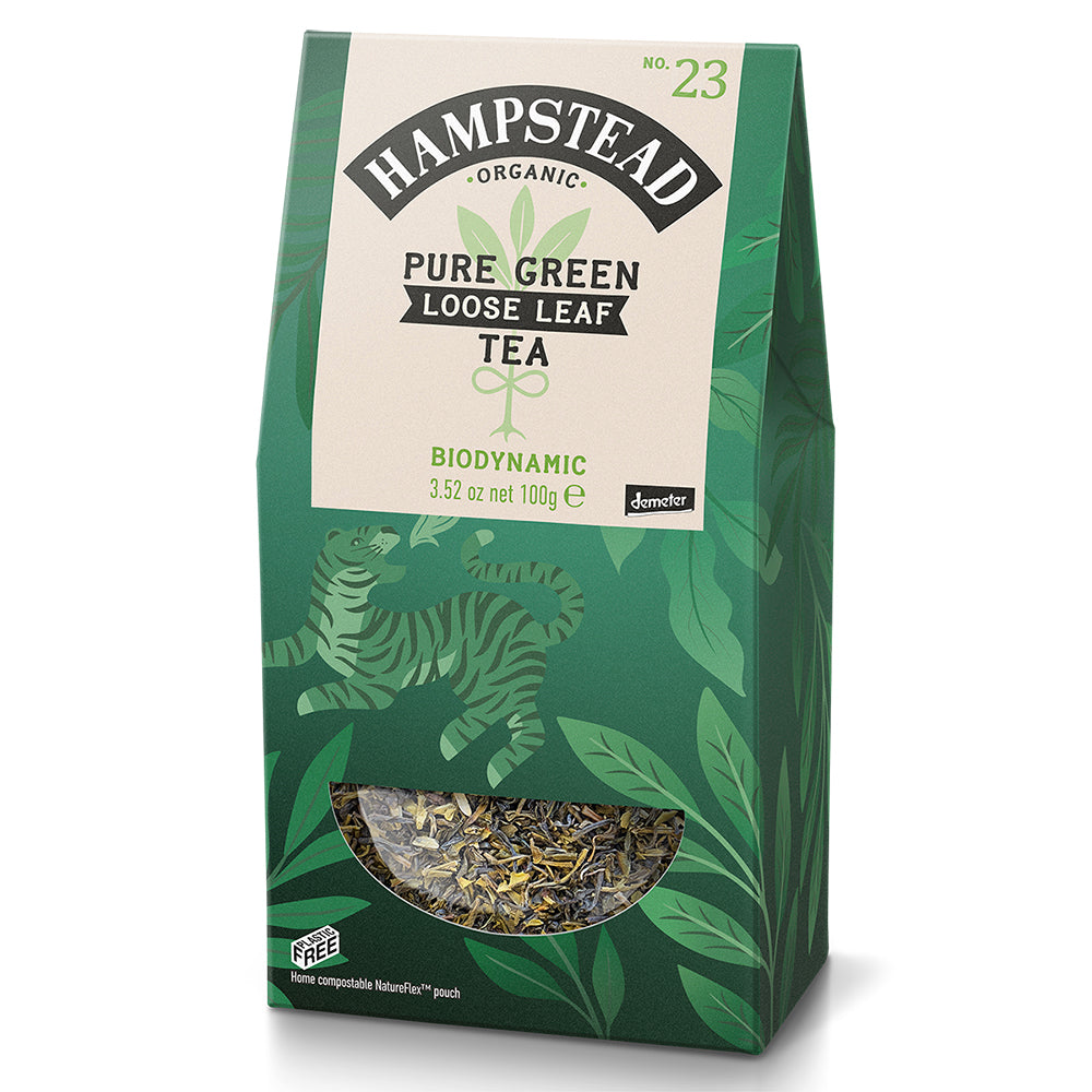 Hampstead Tea Organic Demeter Green Leaf Tea Loose