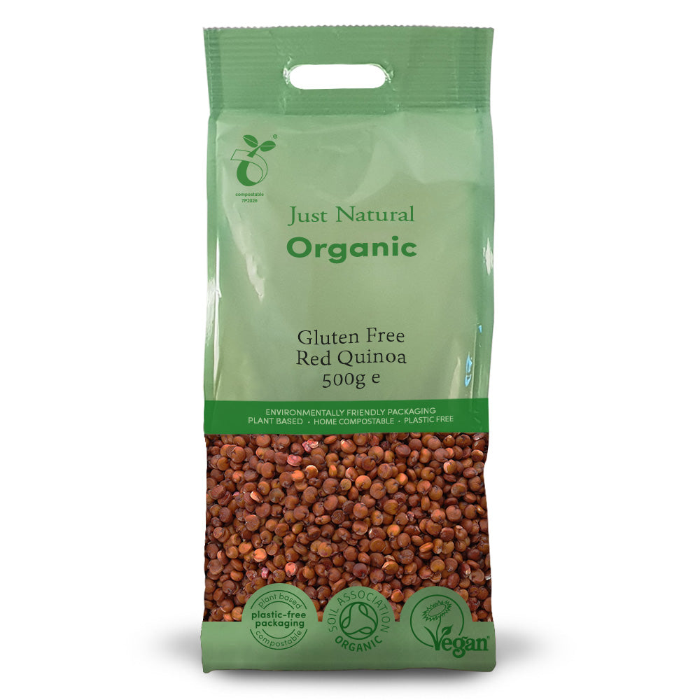 Just Natural Gluten Free Organic Gluten Free Red Quinoa