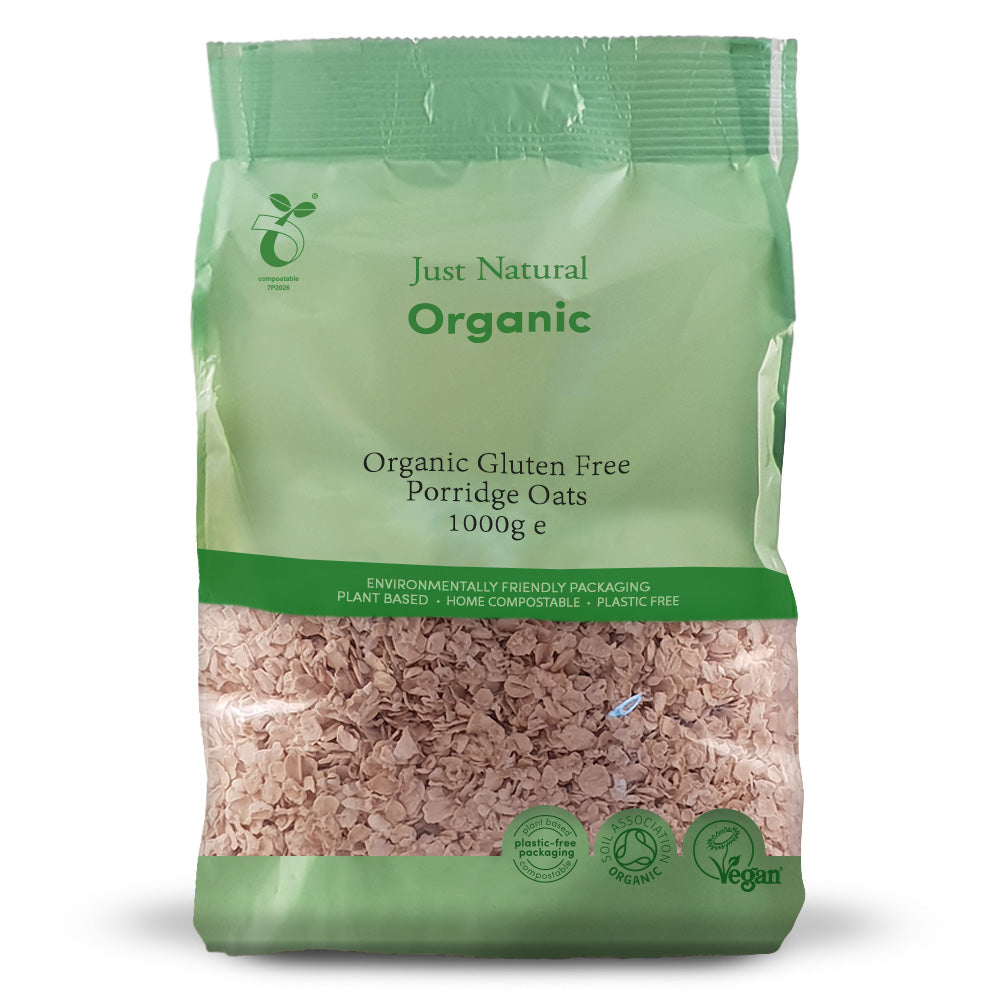 Just Natural Gluten Free Organic Gluten Free Porridge Oats