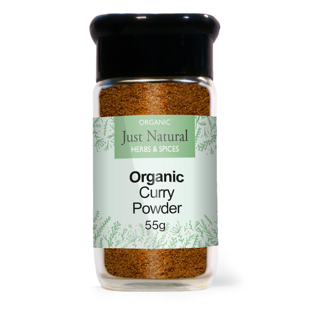 Just Natural Herbs Organic Curry Powder (Glass Jar)