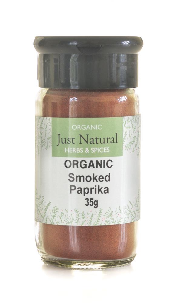 Just Natural Herbs Organic Smoked Paprika (Glass Jar)