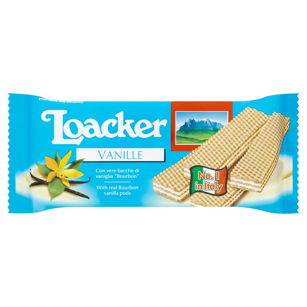 Loacker Vanilla Wafer 28 x